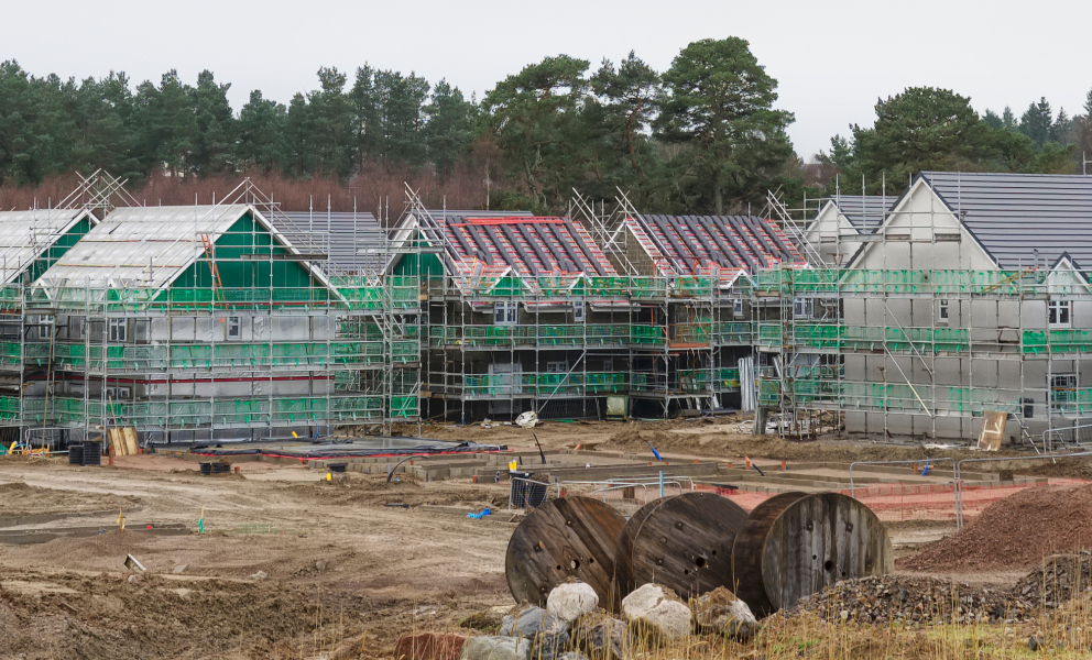 Labour concreting Sussex countryside