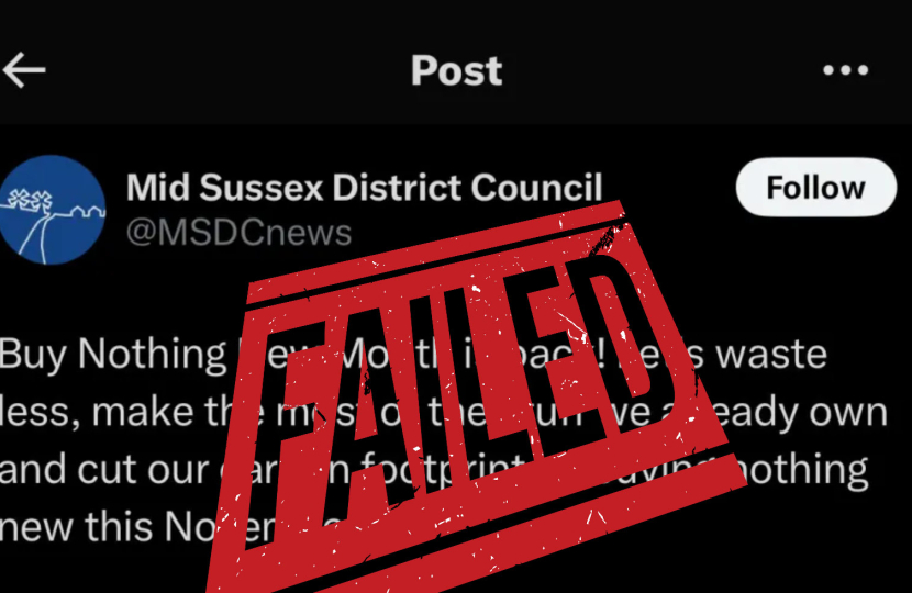 Mid Sussex District Council Tweet on X