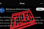 Mid Sussex District Council Tweet on X