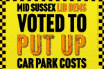 Lib Dem-imposed car parking increases in Mid Sussex are unfair and discriminatory, say opposition Conservatives on the council