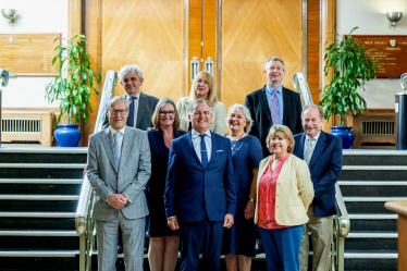 WSCC Cabinet members pictured