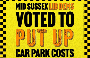 Lib Dem-imposed car parking increases in Mid Sussex are unfair and discriminatory, say opposition Conservatives on the council